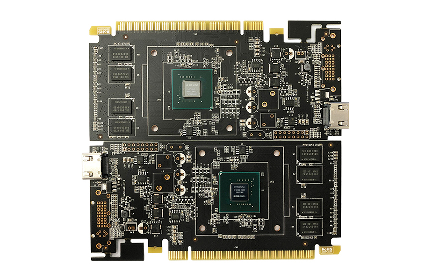 GT710電腦顯卡PCBA線(xiàn)路板